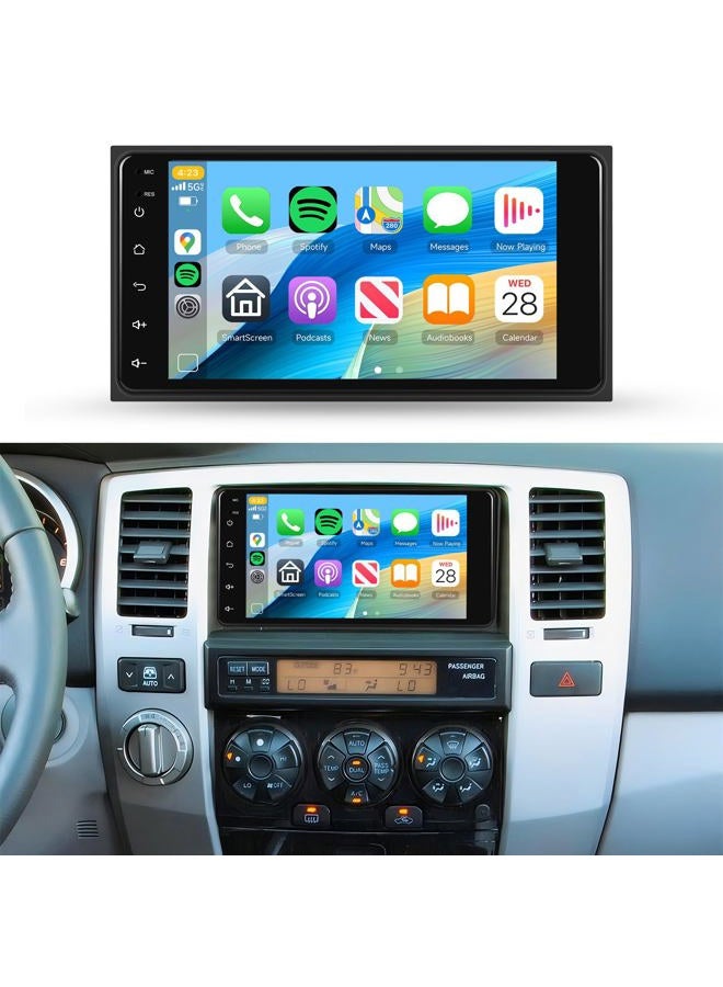 METEESER 2+64G Car Stereo Radio for Toyota 4Runner 2003-2009,for Tundra 2003-2006, for Sequoia 2003-2007 Wireless Carplay/Android Auto,Android 7“ IPS DSP GPS WiFi BT FM Mirror Link Backup Camera - Image 1