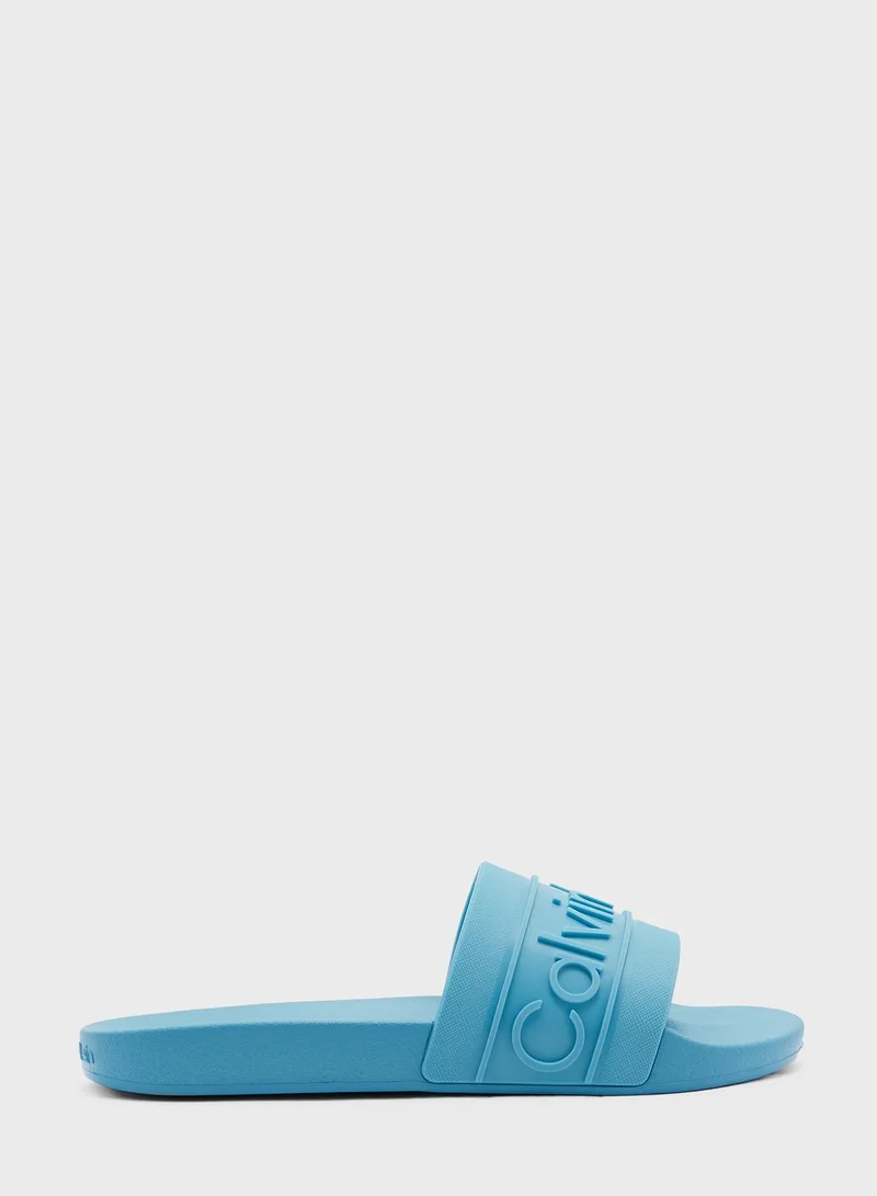 CALVIN KLEIN One Strap Flip Flops