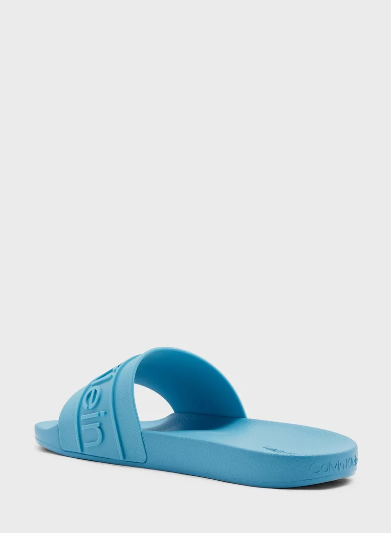 CALVIN KLEIN One Strap Flip Flops