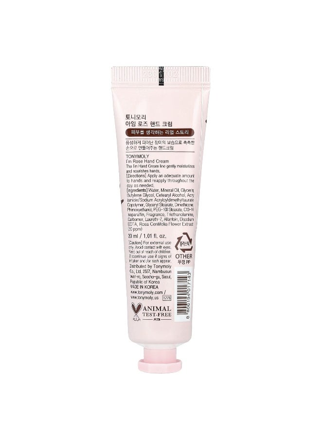 Tony Moly TonyMoly, I'm Rose, Hand Cream, 1.01 fl oz (30 ml)  - Image 2