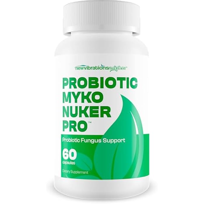 Probiotic Myko Nuker Pro - Our Best Fungus Fighting Probiotics - Natural Nail Fungal Treatment for Toenail Fungus Support - Clear Nails from The Inside Out with Probiotics Fungal Pills - Fungi Nail - Image 1