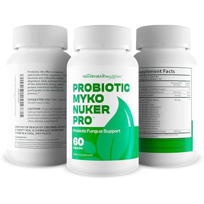 Probiotic Myko Nuker Pro - Our Best Fungus Fighting Probiotics - Natural Nail Fungal Treatment for Toenail Fungus Support - Clear Nails from The Inside Out with Probiotics Fungal Pills - Fungi Nail - Image 4