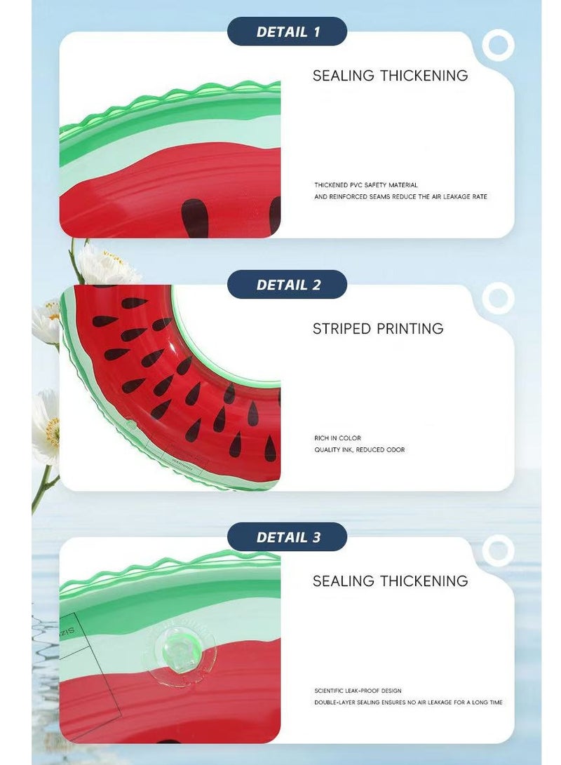 Swim Tubes Swiming Ring for Kids & Adults Swim Rings Tubes Floaties Fruit Inflatable Pool Floats PVC Pool Tube Rings Swim Tubes Floaties Toys for Beach Party,Swimming,Water Park(80#) - Image 5