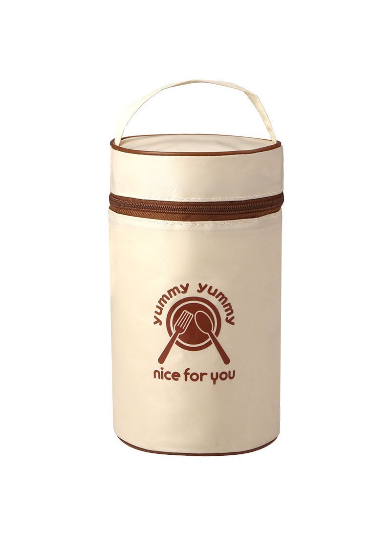 Generic Large Capacity Insulated Lunch Bag for Students Three-layer lunch box bag 