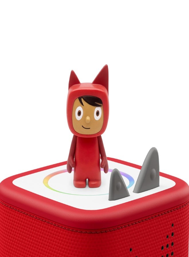 Tonies Creative Toy Figurine - Record and Upload up to 90 Minutes of Your Own Stories and Songs - Red/Medium - Image 2