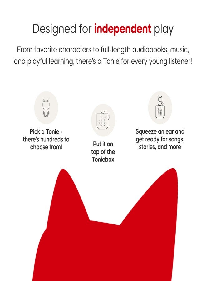 Tonies Creative Toy Figurine - Record and Upload up to 90 Minutes of Your Own Stories and Songs - Red/Medium - Image 5