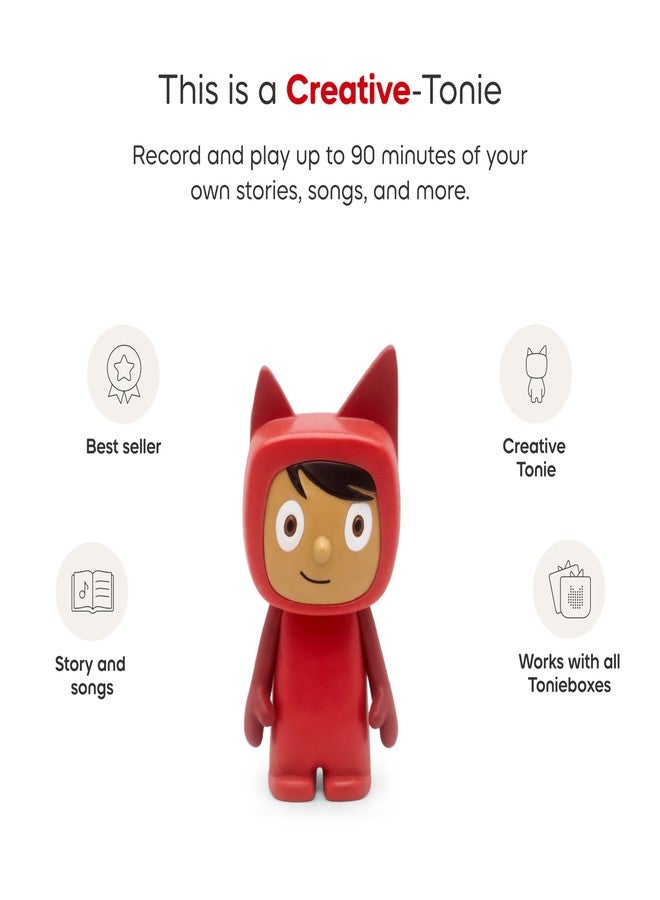 Tonies Creative Toy Figurine - Record and Upload up to 90 Minutes of Your Own Stories and Songs - Red/Medium - Image 4