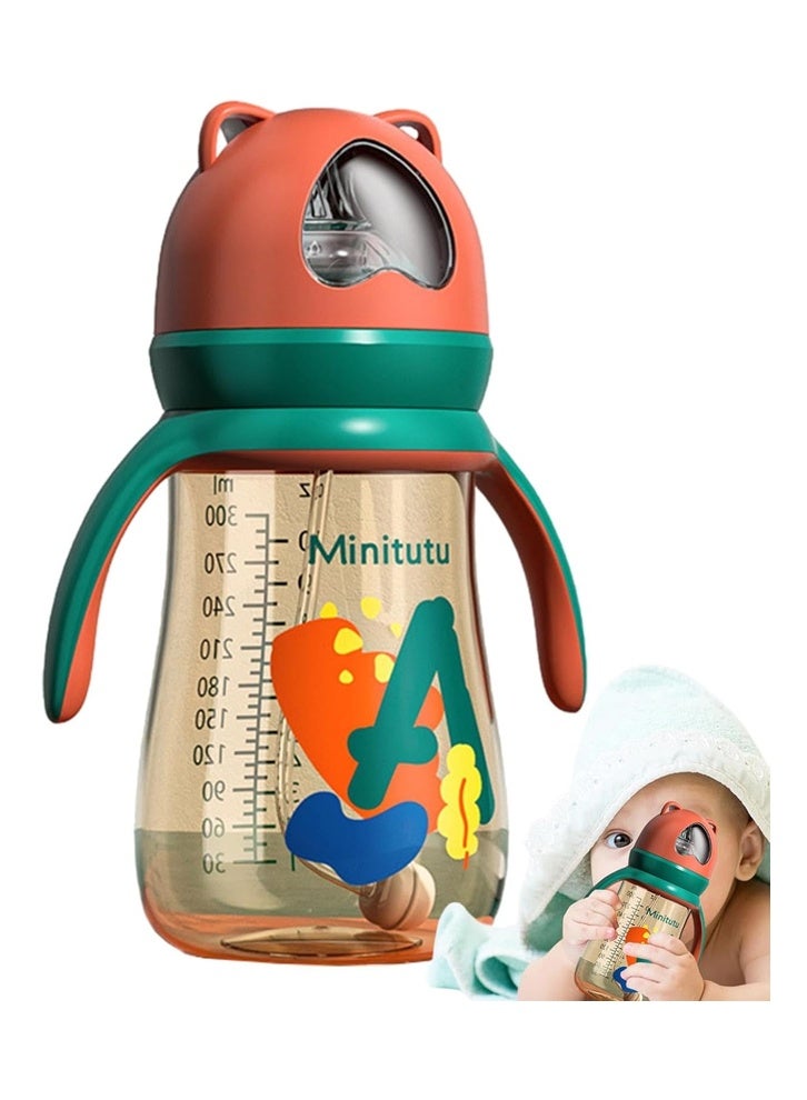ZCM-HAPPY 3 in 1 Baby Bear Wide Caliber PP Feeding Bottle BPA Free Leak Proof Anti Colic with Soft Silicone Nipple Easy to Clean Ergonomic Design for Newborns and Infants - Image 2