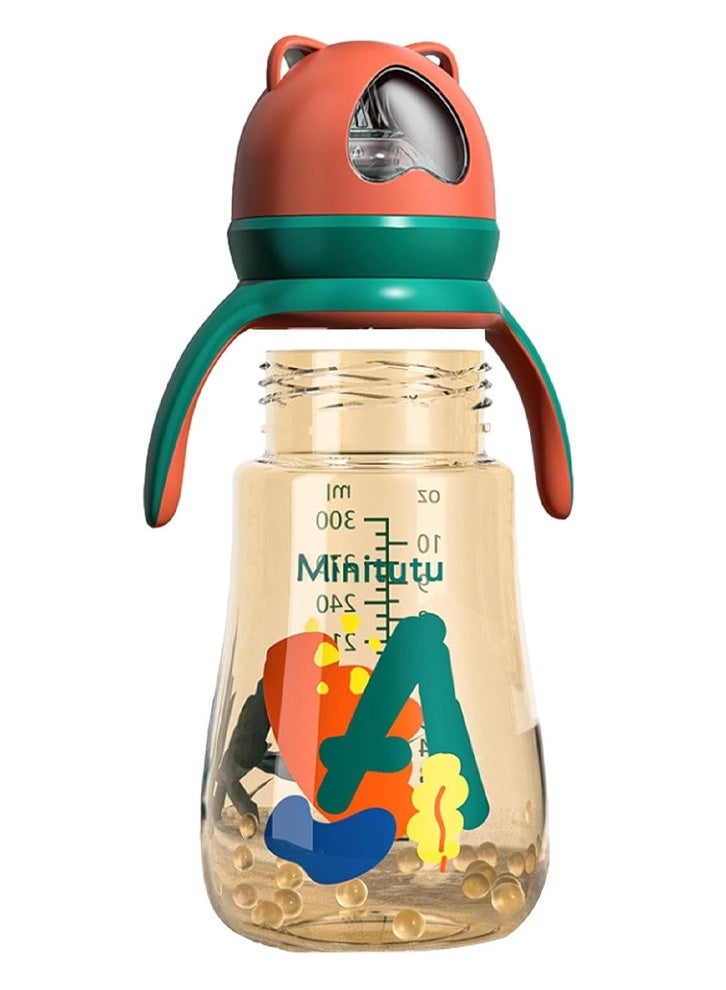 ZCM-HAPPY 3 in 1 Baby Bear Wide Caliber PP Feeding Bottle BPA Free Leak Proof Anti Colic with Soft Silicone Nipple Easy to Clean Ergonomic Design for Newborns and Infants - Image 4