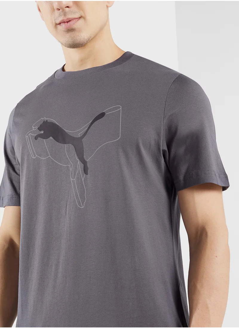 بوما Essential Logo Lab  Cat T-Shirt