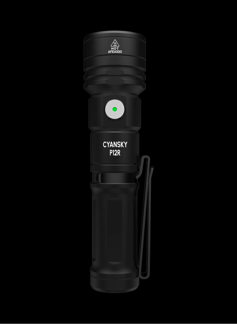 سيانسكي CYANSKY P12R مصباح يدوي EDC متعدد الوظائف قابل لإعادة الشحن  - Image 1