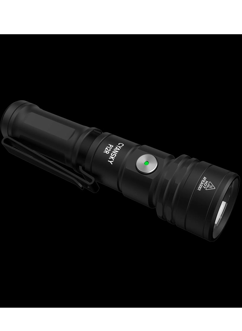 سيانسكي CYANSKY P12R مصباح يدوي EDC متعدد الوظائف قابل لإعادة الشحن  - Image 2