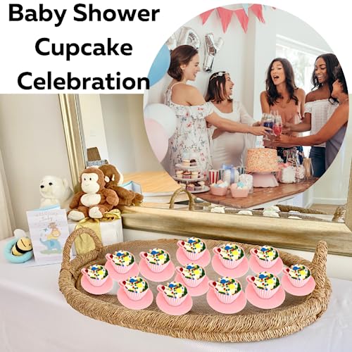 Evelots Baking Cupcake Molds - Silicone Teacup Set - 24 Pc Set - Oven-Safe - Nonstick - Muffin Cups for Bridal/Baby Shower, Birthday/Tea Party - 12 Cups & 12 Saucers - BPA Free - Image 4