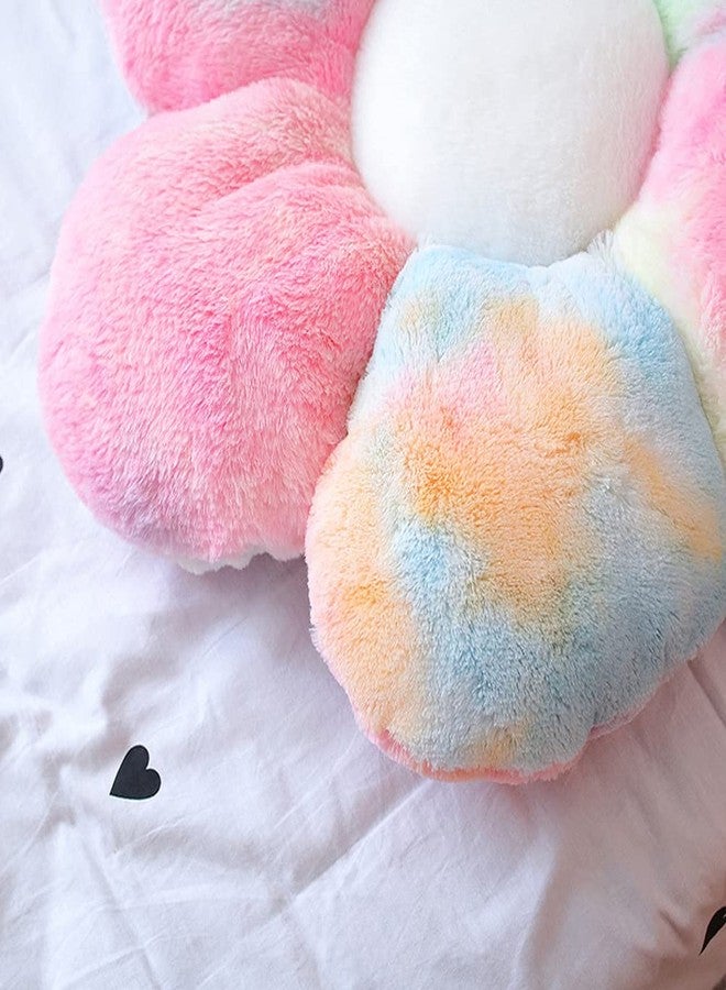 lannery Flower Plush Throw Pillows, Flower Floor Pillow Seating Cushion Toy for Reading, Room, Watching TV (11.8", Color) - Image 2