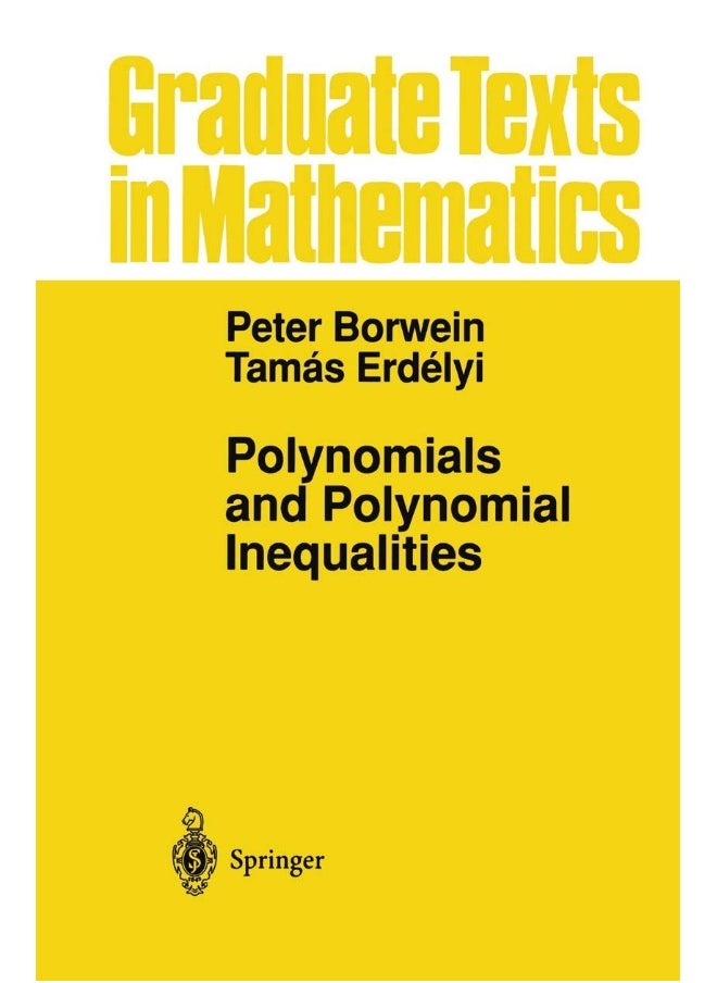 Polynomials and Polynomial Inequalities 