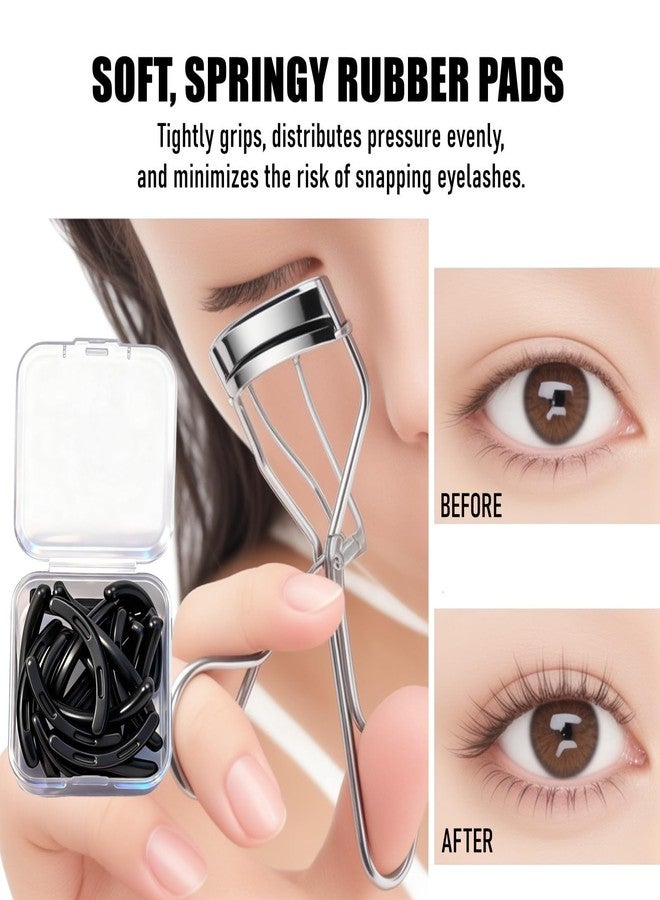 CLLFUU 30Pcs Suitable for Shiseido Eyelash Curler Refill Pads,Eyelash Curler Refills Fit for Shiseido Eye Lash Curlers,Premium Silicone Soft Material. - Image 5