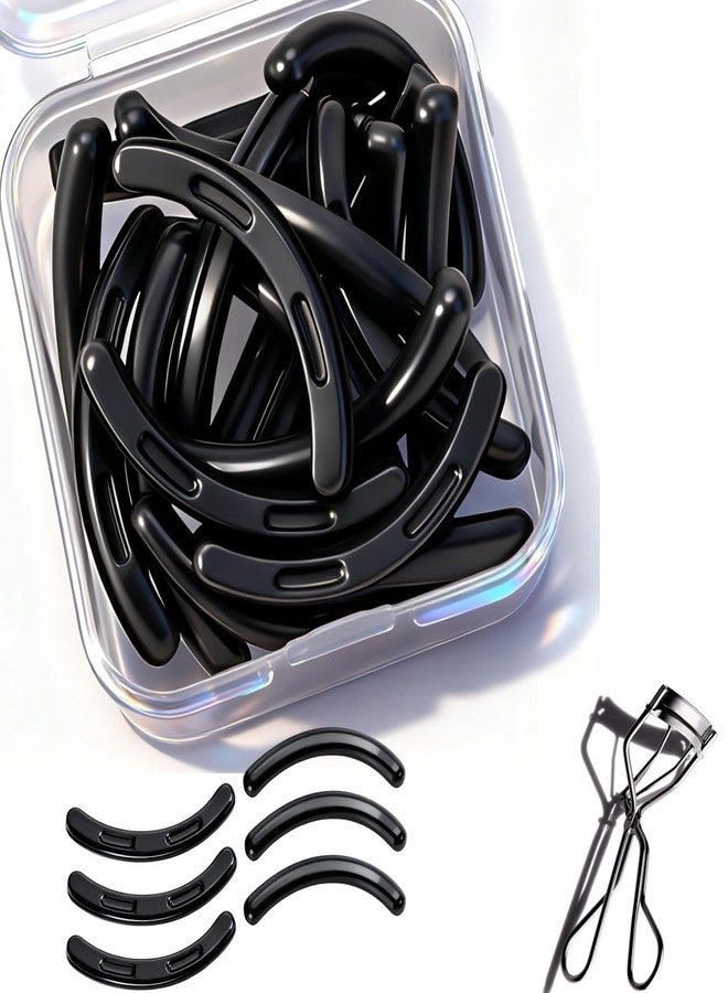 CLLFUU 30Pcs Suitable for Shiseido Eyelash Curler Refill Pads,Eyelash Curler Refills Fit for Shiseido Eye Lash Curlers,Premium Silicone Soft Material. - Image 1