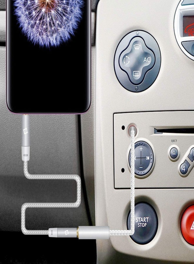 Cellet Gold Plated 3.5mm TRRS Male to Female Audio Adapter for Mobile Credit Card Reader, Square, Headphones, Audio Aux, 6 Inch (White) - Image 3