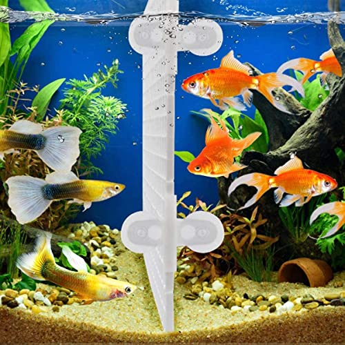 SANSEFERO Premier Plants Aquarium White Divider 4 Pcs With 4 Pcs Grid Divider/Aquarium Fish Tray Egg Crate/Turtle Climber/Bottom Filter Isolation Board (White) - Image 4