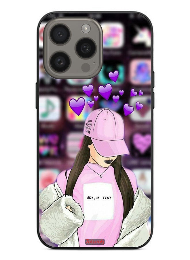 Tolwak Apple iPhone 15 Pro Protective Case Cover Anti Social Club - Image 2