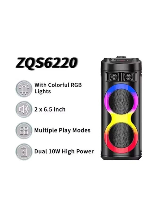 SING-E Bluetooth Speaker with Microphone and Remote Control - Speaker ZQS6220 - Image 2