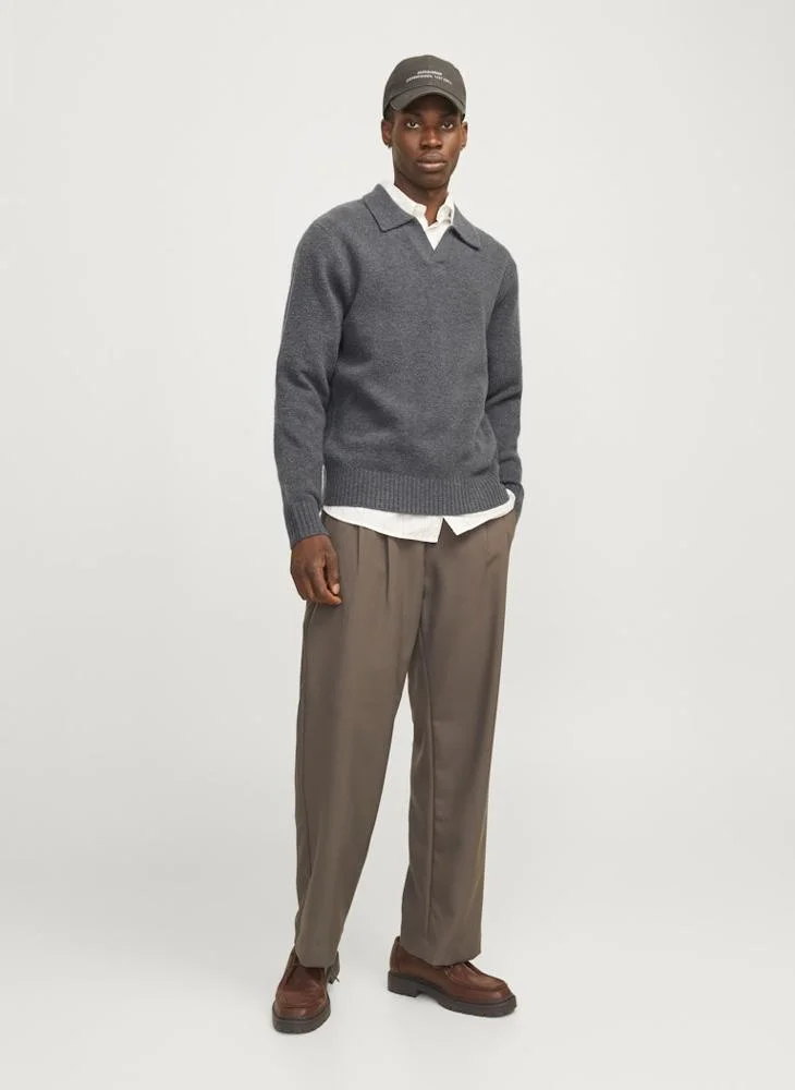 جاك اند جونز Essential Polo Knitted Sweater