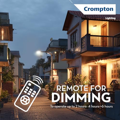 Crompton Solarium Max Solar Street Light IP65 1600 lumens (Pack of 1) - Image 4