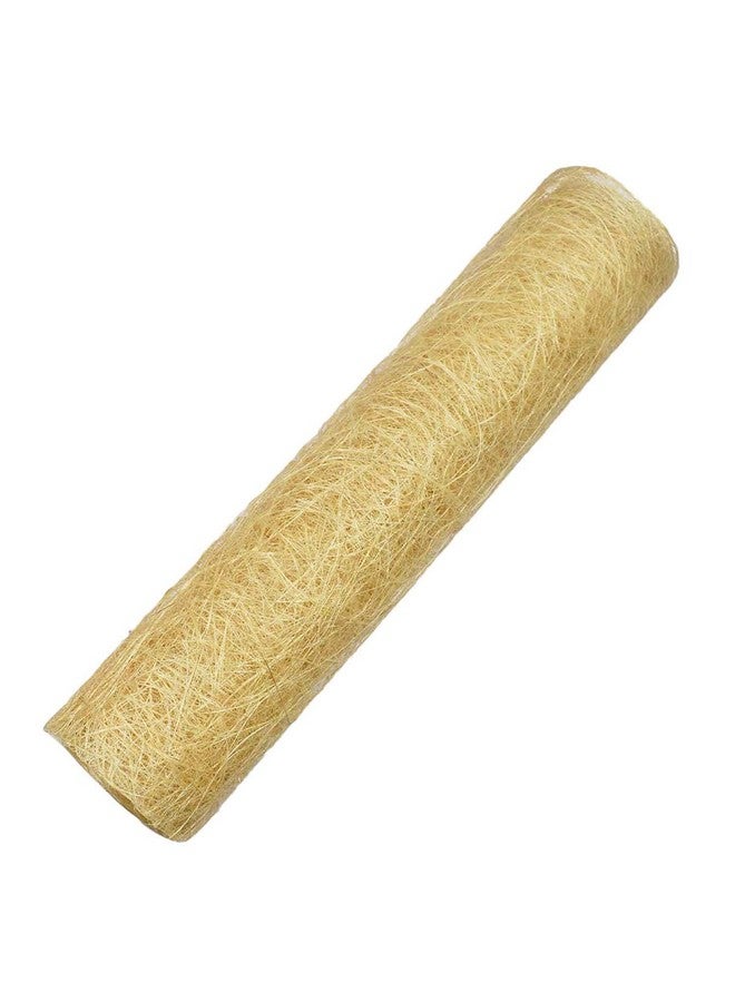 3A FEATURETAIL Abaca Jute Fiber Roll For Bouquet Wrapping, Gift Wrapping, Bags, Basket Making And Crafts(18 Inch X 10 Ft, Color: Butter/Yellow), 1 Count - Image 2