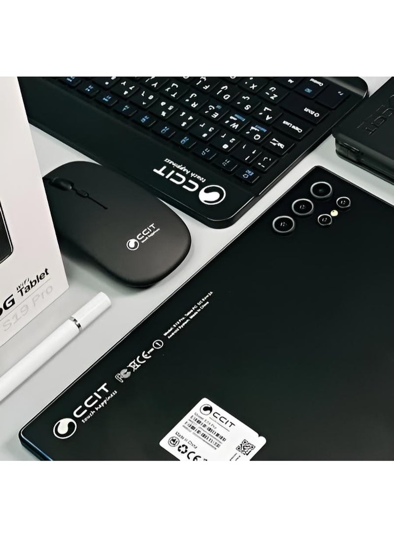 CCIT Tab S19Pro 10.8" Android 13 Tablet  8GB RAM + 512GB ROM  5G WiFi + Dual SIM  10000mAh Battery  Keyboard, Mouse & Case - Image 3