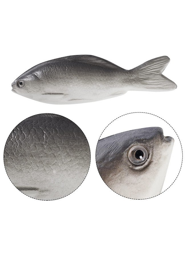 jiebor 12Pcs Fake Fish Realistic Fish Toy Artificial Halloween Fish Mode Small Rubber Sea Fish For Kitchen Home Market Display Decoration Photography Props - Image 3