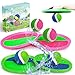 Jalunth Ball Catch Set Game Paddle  Beach Toys Back Yard Pool Outdoor Games Backyard Camping Throw Catch Toss Age 3 4 5 6 7 8 9 10 11 12 Years Old Boys Girls Kids Adults Family Outside Easter Gifts - Image 4