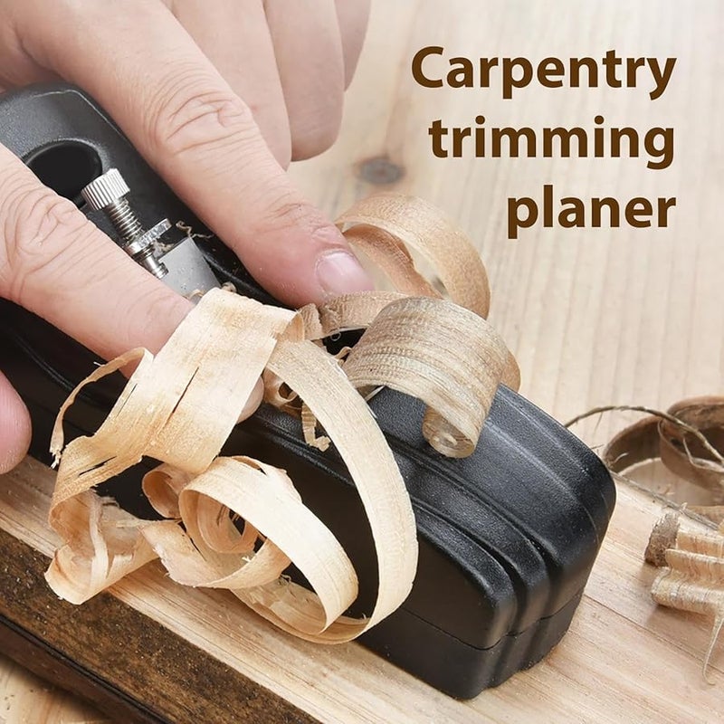 طائرة الطيور الخشبية قابلة للتعديل في العمق، أداة تسوية الخشب الدقيقة، أداة تقشير الجذوع. - Image 3