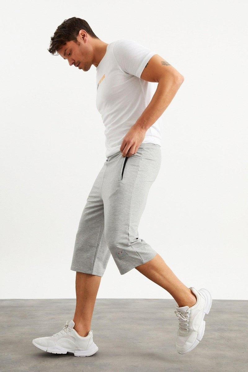 Mysport 201762 Pocket Embroidery Detailed Men's Capri  - Image 3