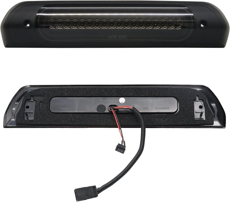 SHINEFIT LED 3rd Third Brake Light for Ram 1500 2002-2008, 2500/3500 2003-2009, Smoked Lens - Image 3