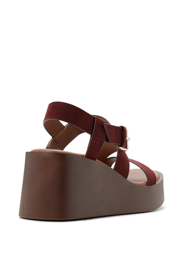 Call it Spring Teigan Ladies Red Wedge Sandals