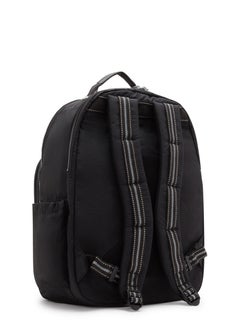 kipling Seoul College School Large Backpack with Separate Laptop Compartment True Black  - Image 5