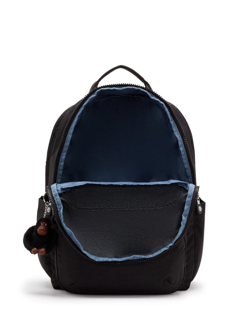 kipling - Seoul College School Large Backpack with Separate Laptop Compartment True Black - Image 1