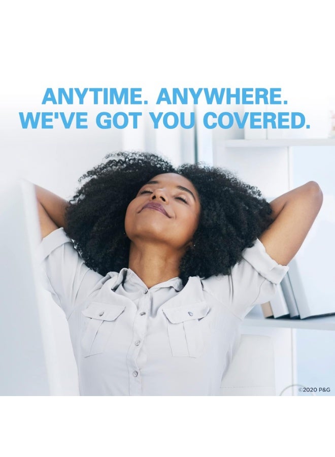 سيكريت مضاد التعرق ومزيل العرق سيكريت للنساء، حماية من العرق والرائحة لمدة 24 ساعة، حماية متوازنة من درجة الحموضة، لطيف على البشرة، صلب غير مرئي، رائحة مسحوق منعشة، 2.6 أونصة - Image 3