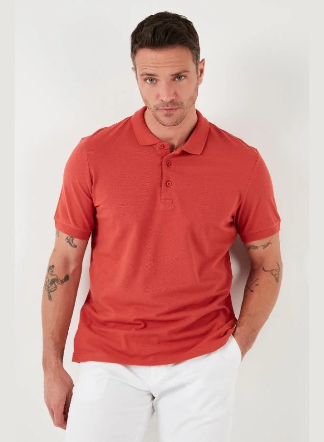 Buratti  Buratti Cotton Regular Fit Buttoned Polo Collar T Shirt Men's Polo Collar T-Shirt 5902127 for Men | Best Price UAE
