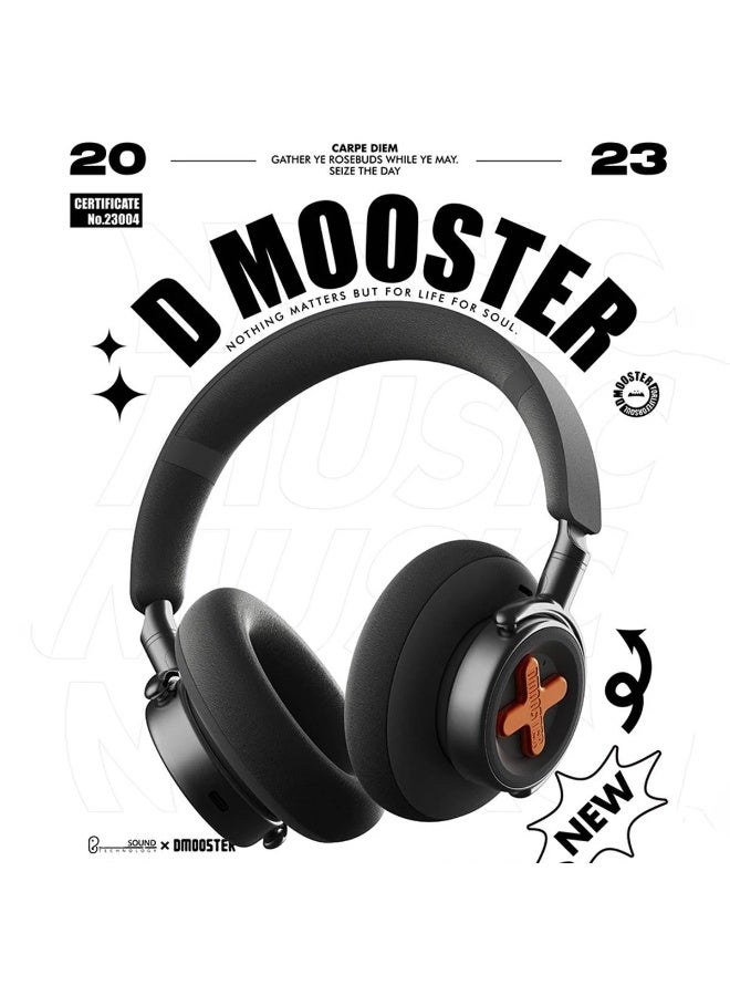 D MOOSTER DMOOSTER D19 Pro ANC Bluetooth Headphones – 360° Spatial Audio, Somatosensory Control, 800mAh Battery, Ergonomic Design - Image 2