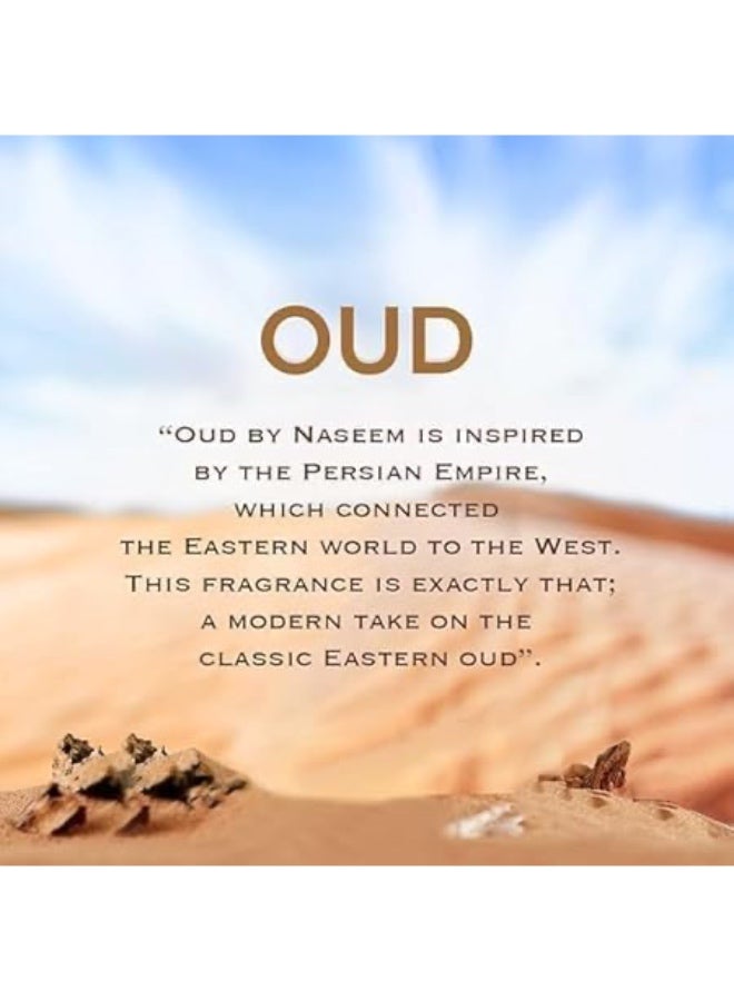 Naseem Oud Aqua Perfume 80ml - Luxurious Unisex Fragrance Inspired by Persian Empire Heritage - Modern Twist on Classic Oud for Timeless Elegance - Perfect Scent for Everyday Wear - Image 5