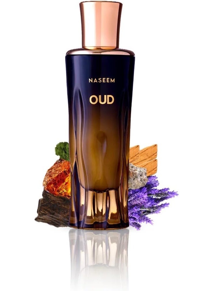 Naseem Oud Aqua Perfume 80ml - Luxurious Unisex Fragrance Inspired by Persian Empire Heritage - Modern Twist on Classic Oud for Timeless Elegance - Perfect Scent for Everyday Wear - Image 1