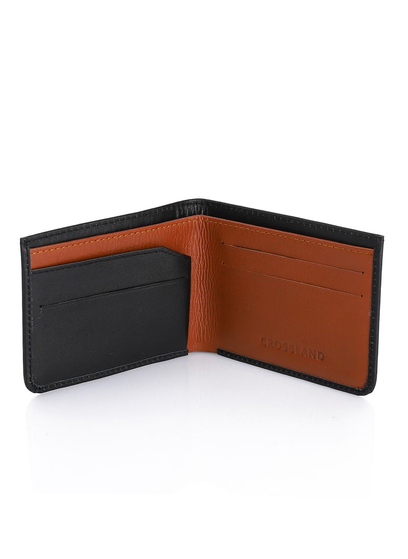 Crossland CROSSLAND Genuine Leather Slim Bifold Wallet for Men, 6 ID Slots, RFID Blocking Technology  - Image 2