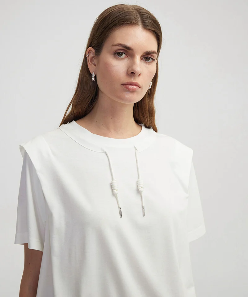 ابيكول T-shirt with adjustable hem