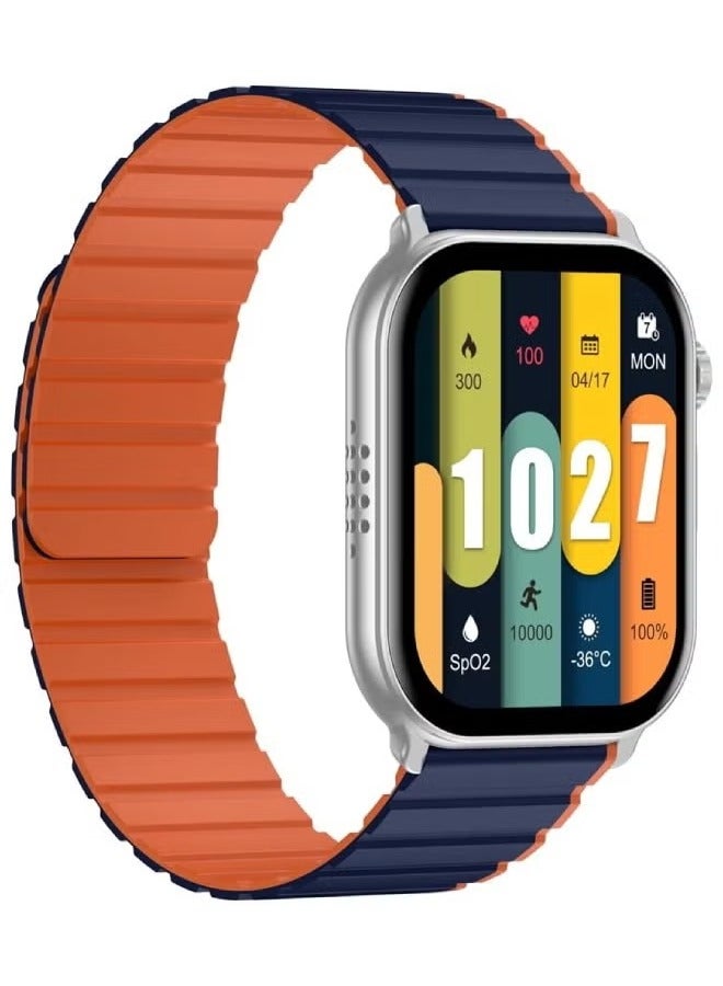 KIESLECT Ks Pro Calling Smart Watch AMOLED - Silver - Image 2