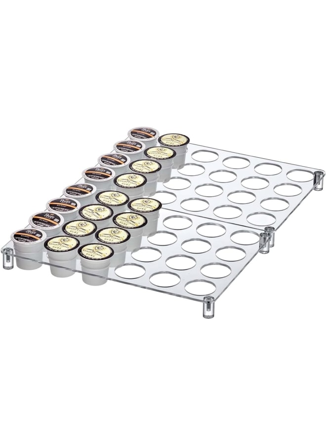 Hec Acrylic Coffee Capsule Display With 2 Stand