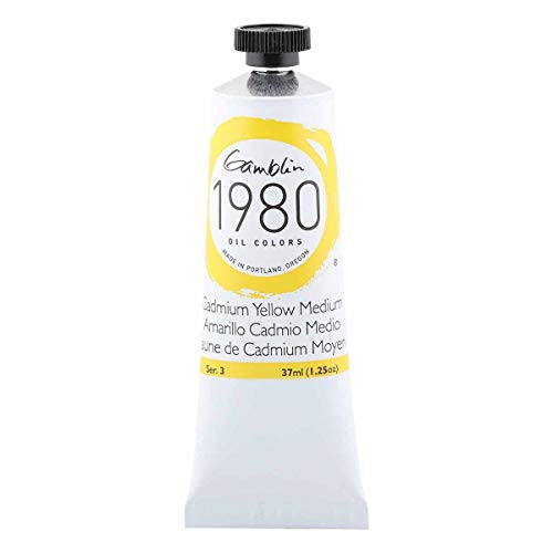 Gamblin 1980 Oil Cadmium Yellow Med 37Ml - Image 1
