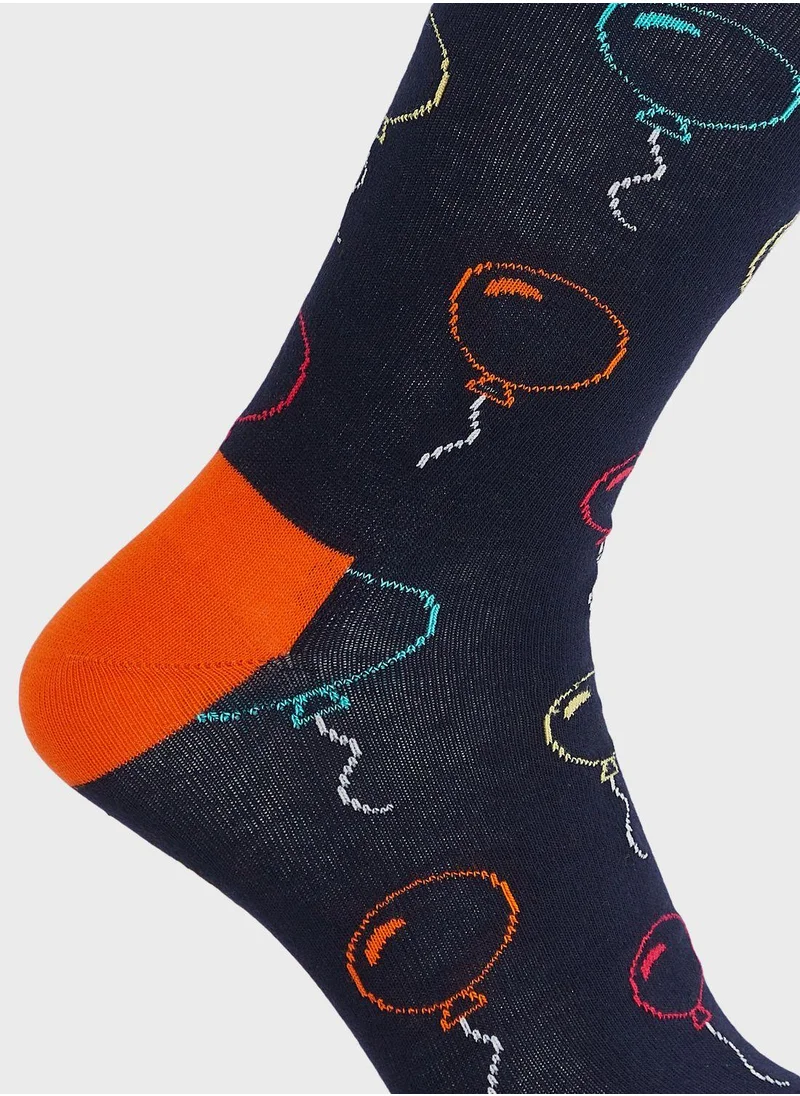 Happy Socks 2 Pack Assorted Socks Gift Set
