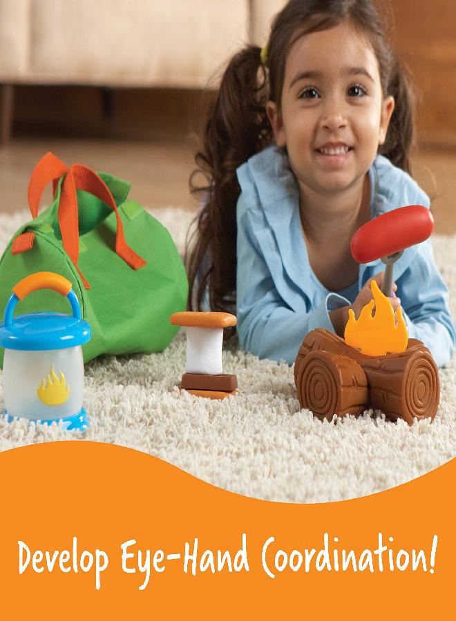 Learning Resources Learning Resources New Sprouts Camp Out! My Very Own Camping Set - 11 Pieces, Ages 18+ months Toddler Camping Toys, Outdoor Toys, Camp Out Play Set for Kids, Camping for Preschoolers - Image 3