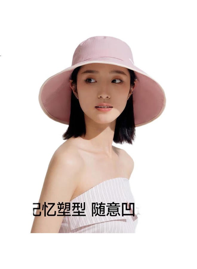 VVC Chengyi Recommended Sun Protection Hat For Women, Double-Sided Fisherman Hat With Wide Brim, Uv Protection, Ice Mist Pink - Image 2